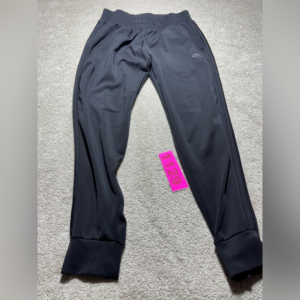 Adidas women’s black joggers sz medium